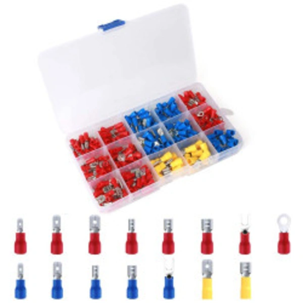طقم أطراف توصيل معزولة / 280pcs Cold Pressure Insulated Terminal Set